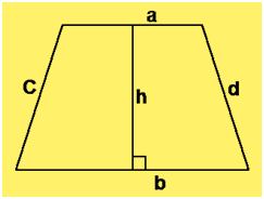perimeter  of trapazoidal formula